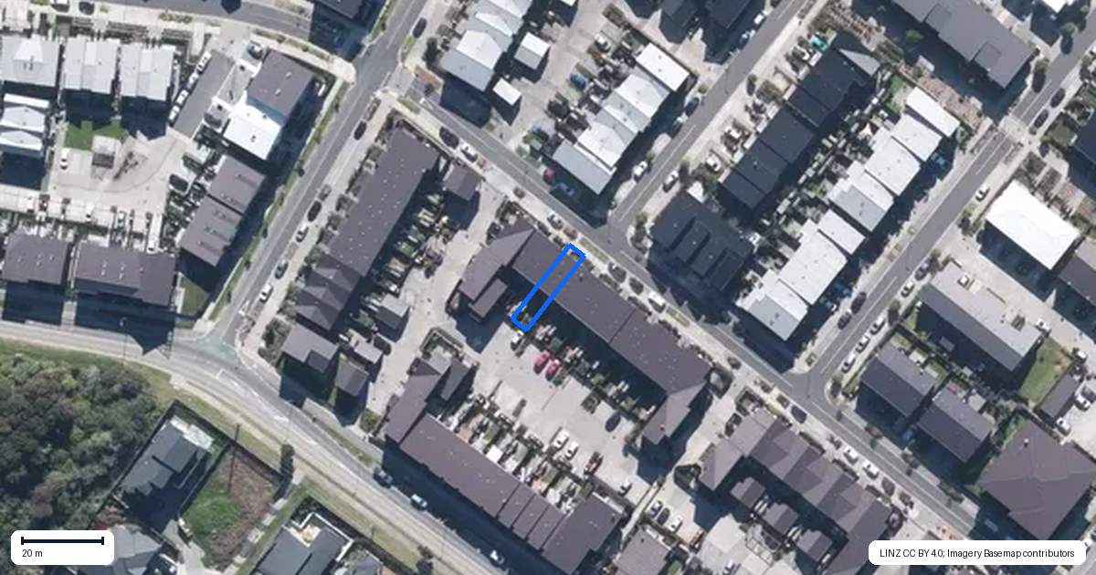 Property context map for 13 David Carnegie Road, Hobsonville, Auckland