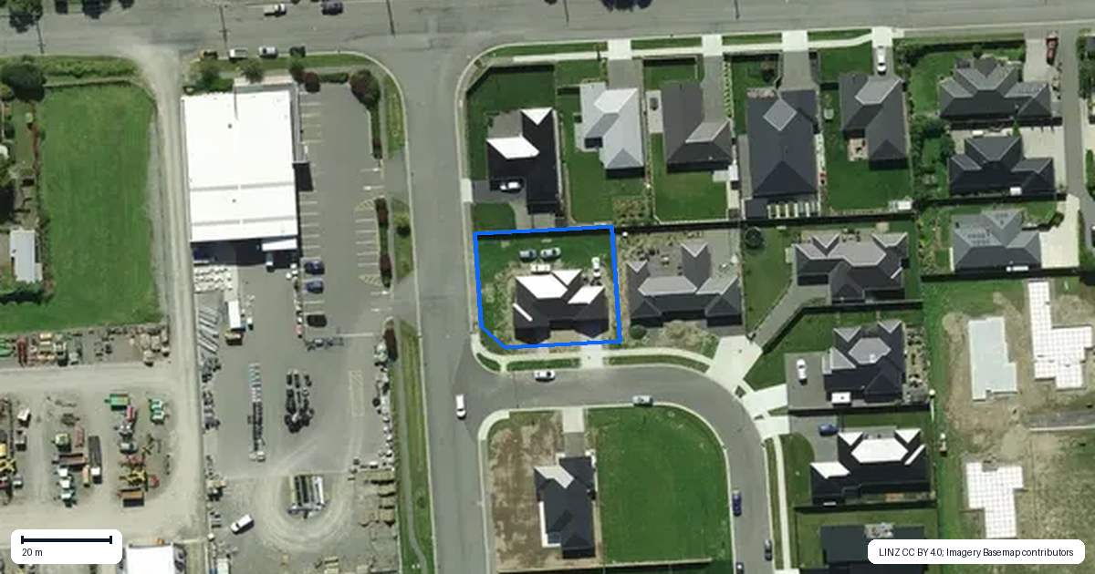 Property context map for 1 Merino Crescent, Amberley