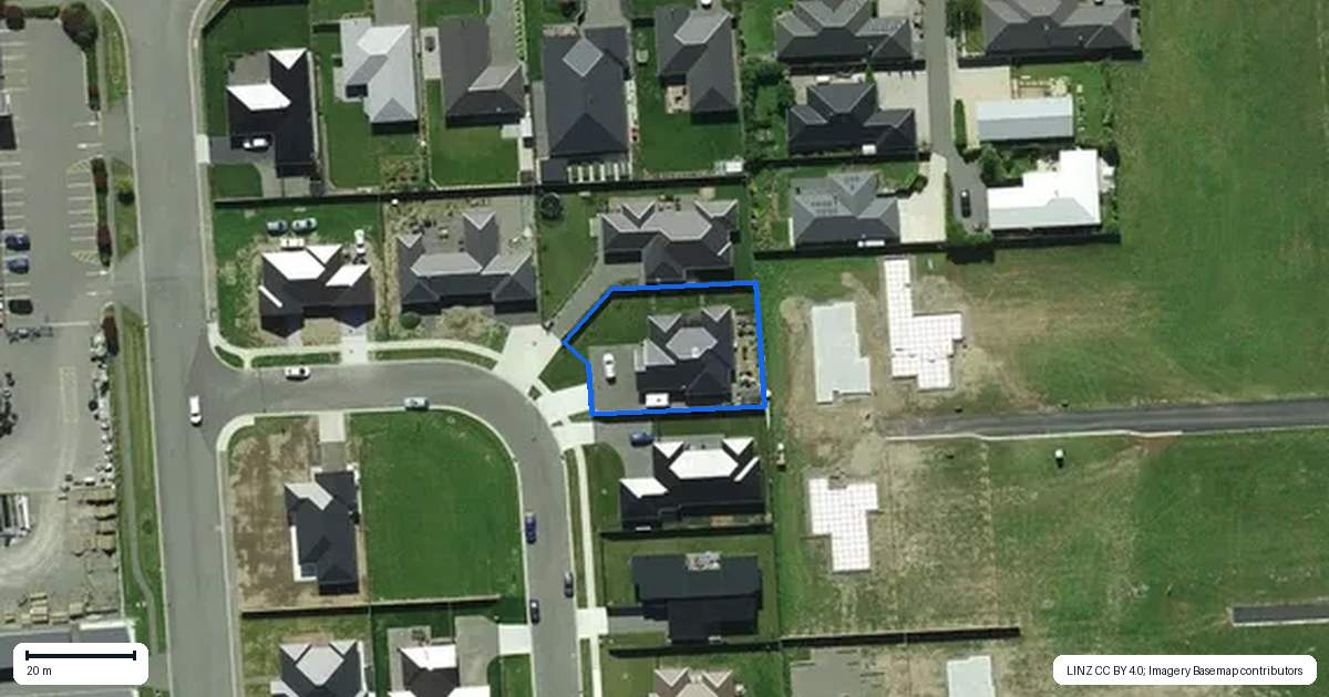 Property context map for 7 Merino Crescent, Amberley