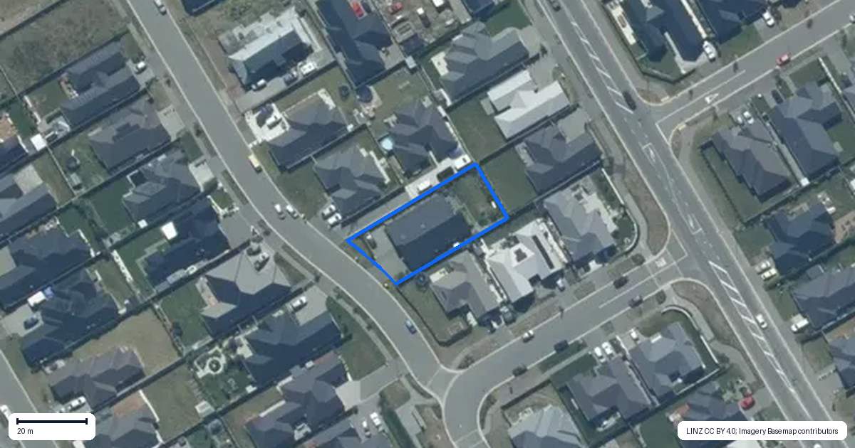 Property context map for 4 Ladybridge Drive, Rolleston