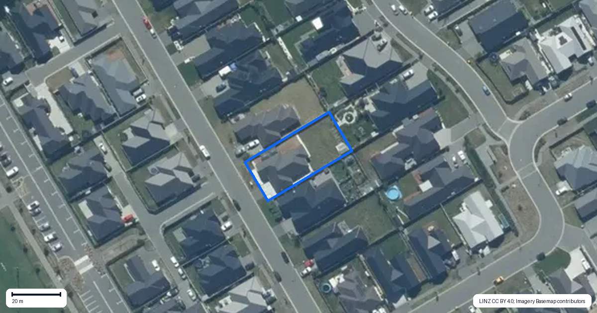 Property context map for 52 Hardingstone Drive, Rolleston