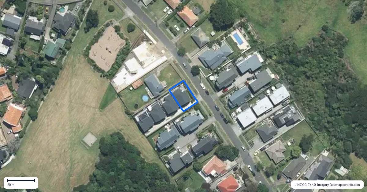 Property context map for 5 Fernwood Place, Wai o Taiki Bay, Auckland