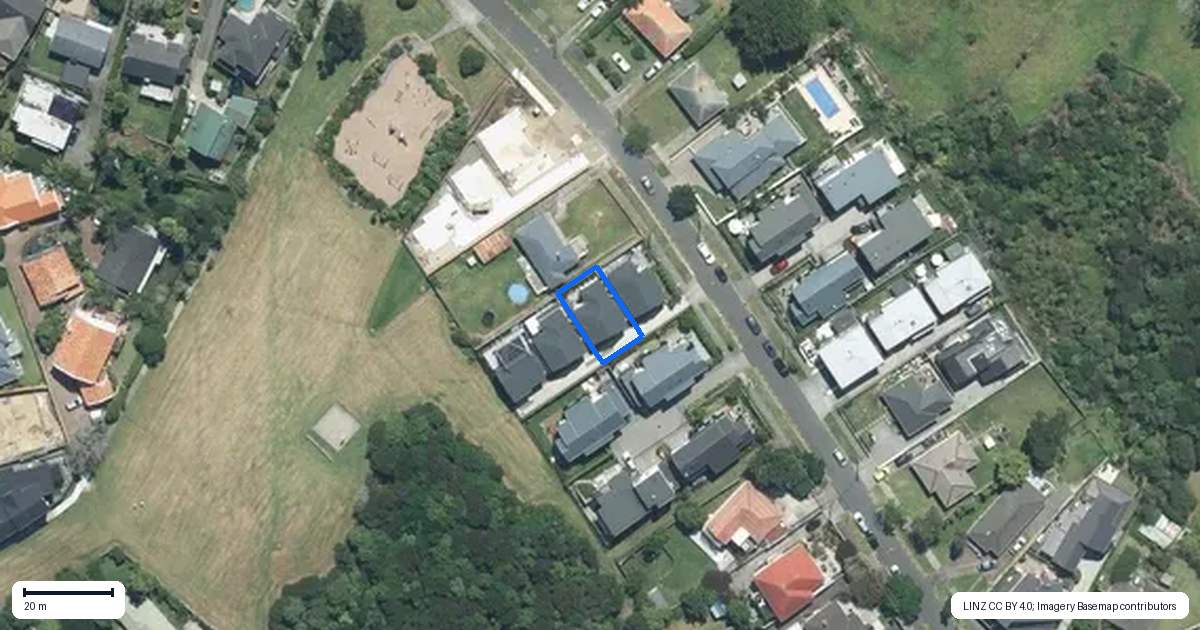 Property context map for 5A Fernwood Place, Wai o Taiki Bay, Auckland