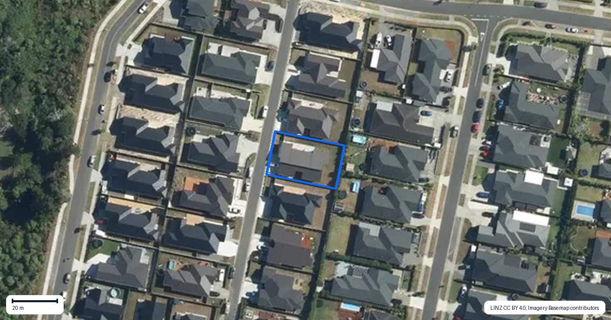 Property context map for 7 Cutfield Lane, Kumeu