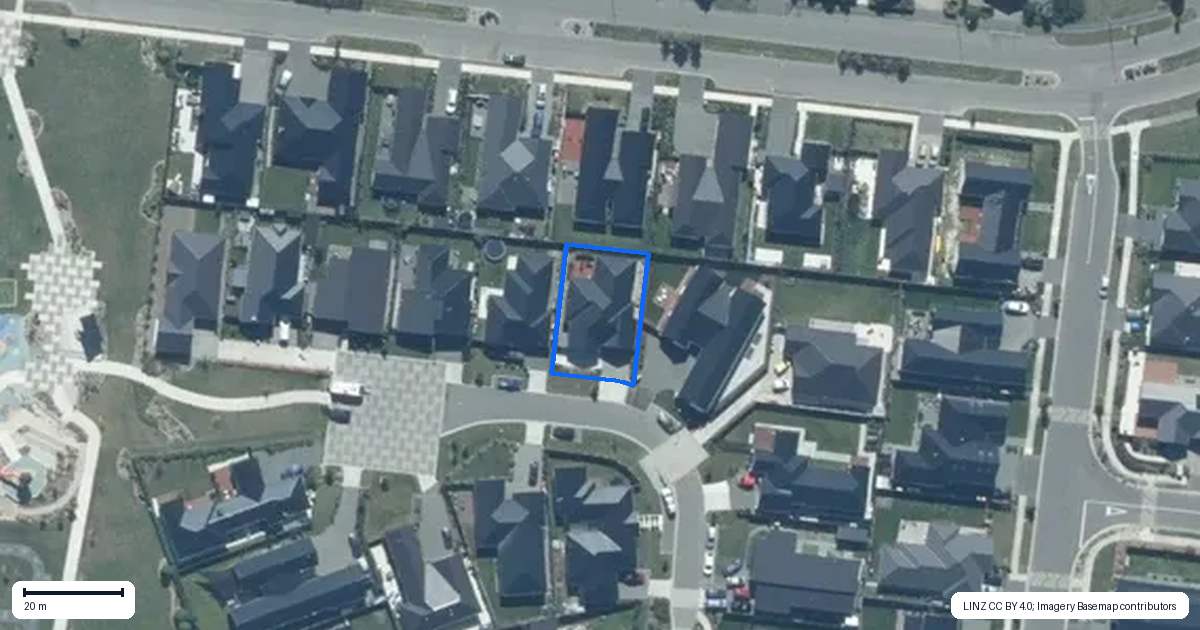 Property context map for 12 Orchiston Way, Lincoln
