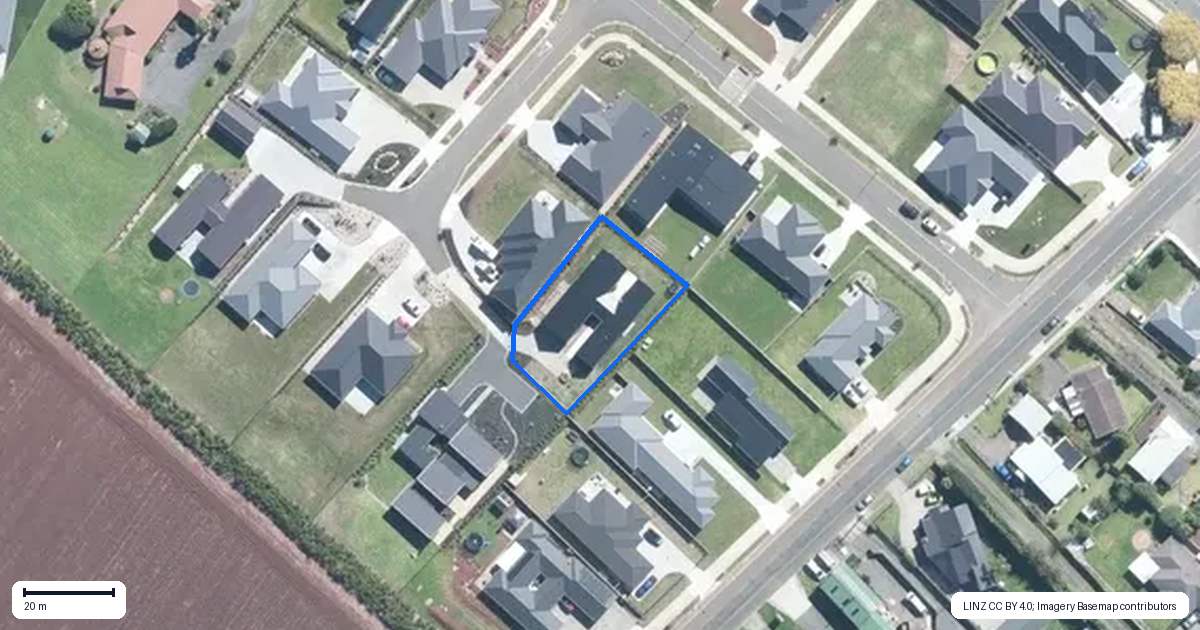 Property context map for 6 Membery Lane, Patumahoe, Pukekohe