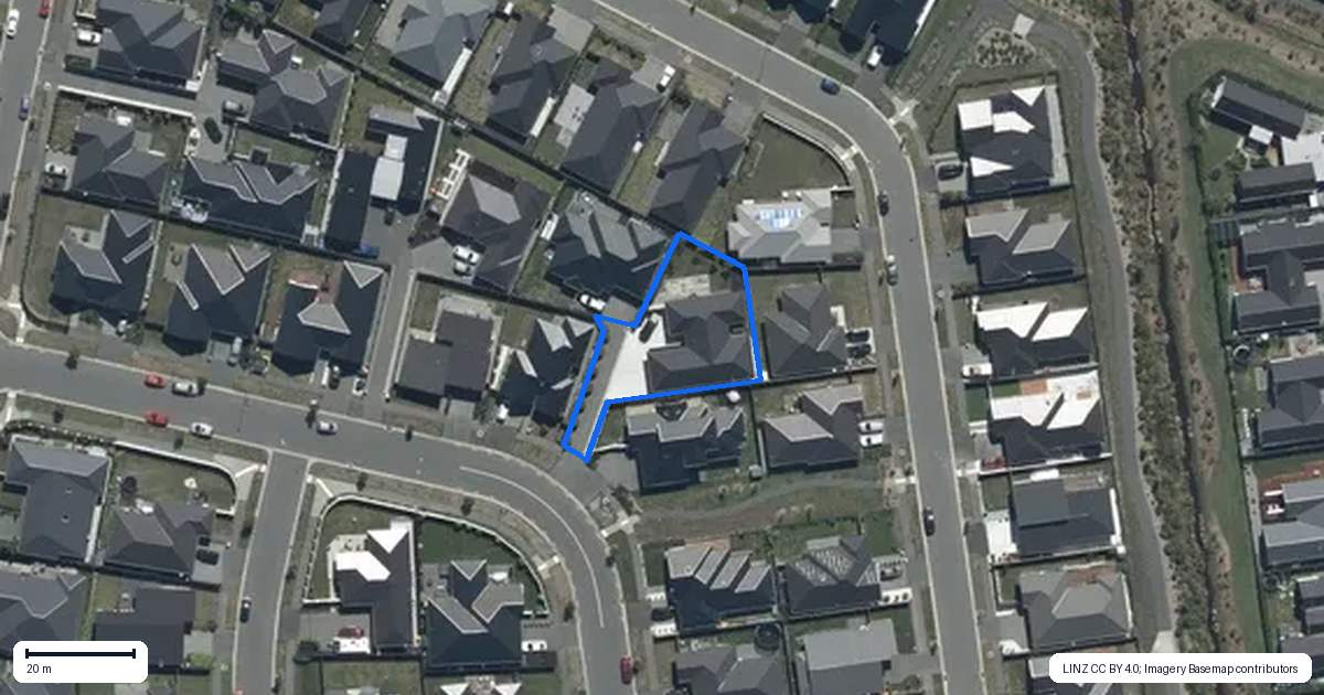 Property context map for 61 Katrine Drive, Burwood, Christchurch