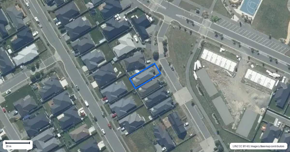 Property context map for 8 Munro Lane, Rolleston