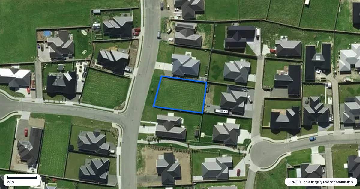 Property context map for 34 Claremont Crescent, Amberley