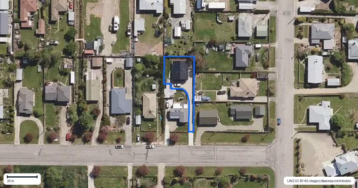 Property context map for 49 Thomas Street, Ranfurly