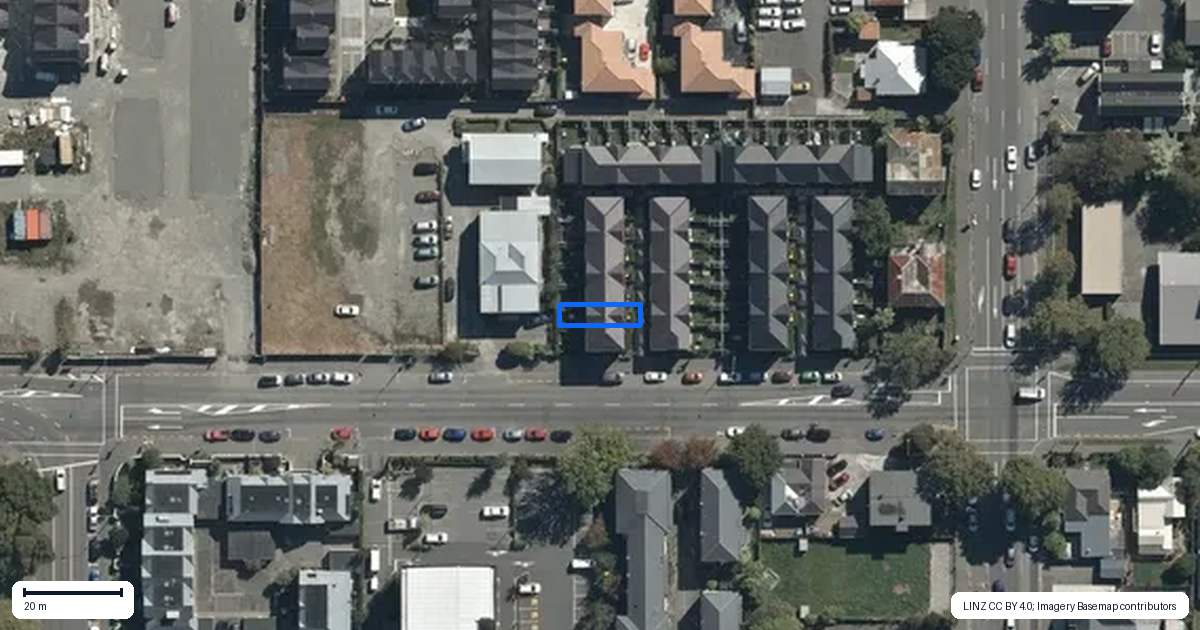 Property context map for 2/255 Gloucester Street, Christchurch Central, Christchurch