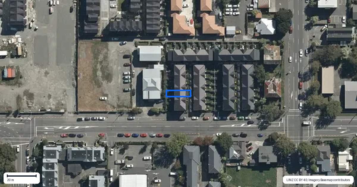 Property context map for 3/255 Gloucester Street, Christchurch Central, Christchurch