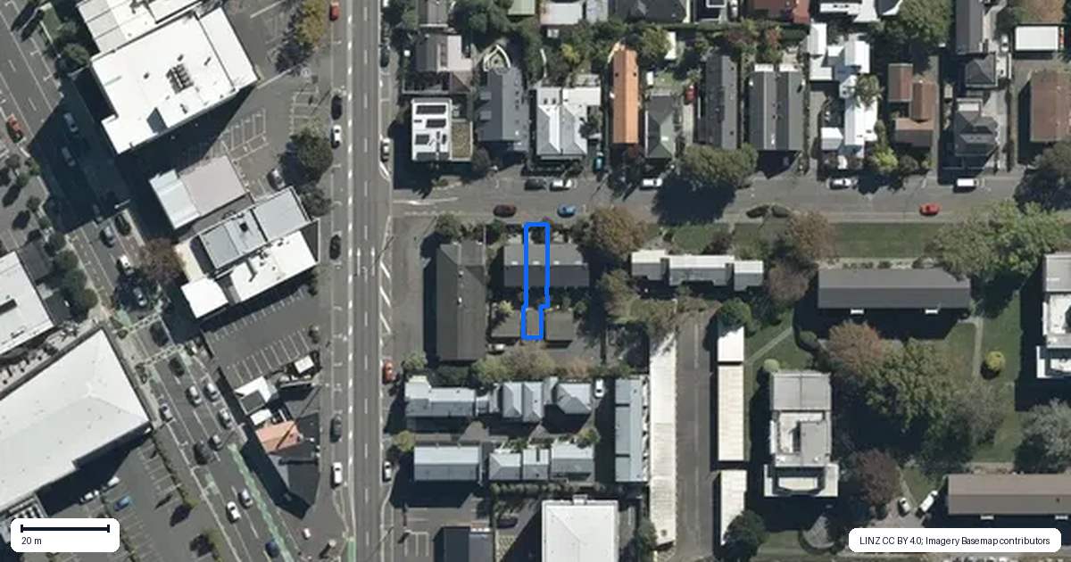 Property context map for 3/10 Conference Street, Christchurch Central, Christchurch