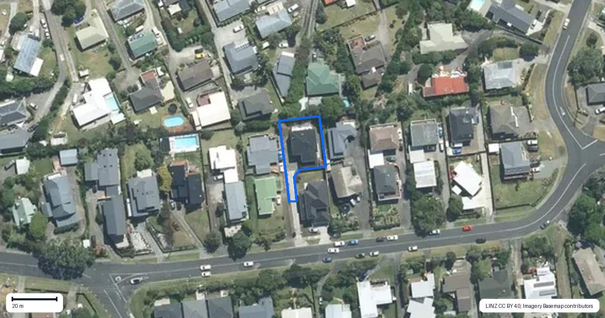 Property context map for 165A Stredwick Drive, Torbay, Auckland