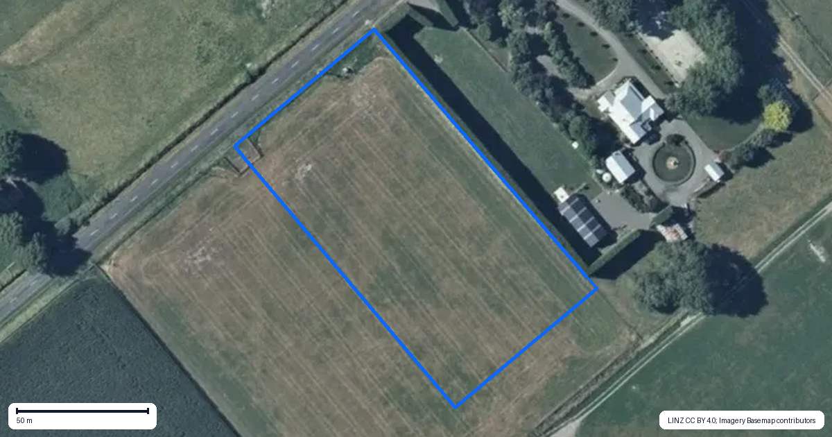 Property context map for 115 Lockwood Road, Kairanga