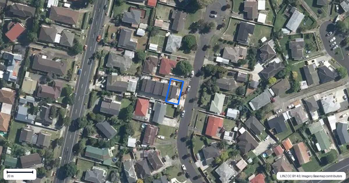 Property context map for 14A Medina Place, Half Moon Bay, Auckland