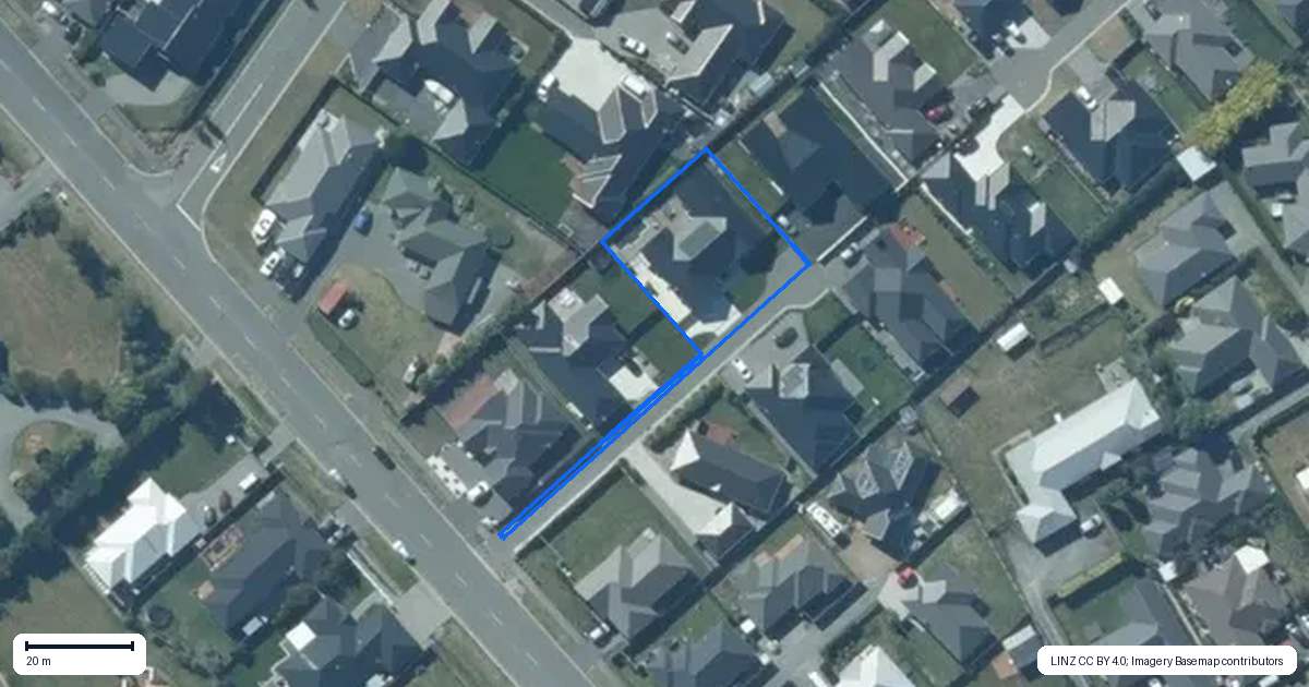 Property context map for 3 Sirius Lane, Rolleston