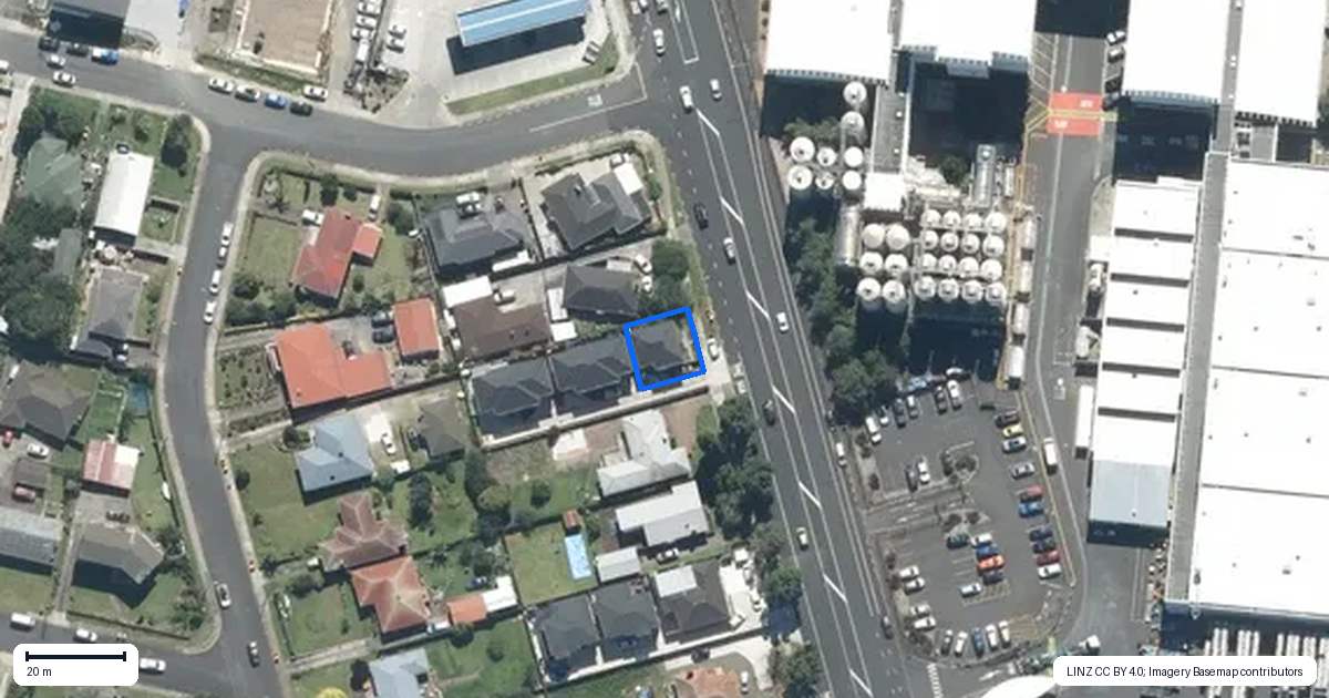 Property context map for 757A Great South Road, Papatoetoe, Auckland