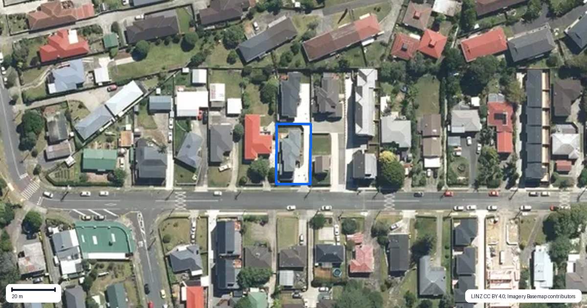 Property context map for 12A Sheridan Drive, New Lynn, Auckland