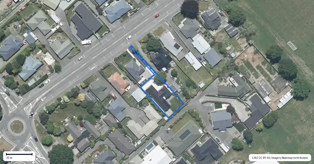 Property context map for 12A Belt Road, Allenton, Ashburton