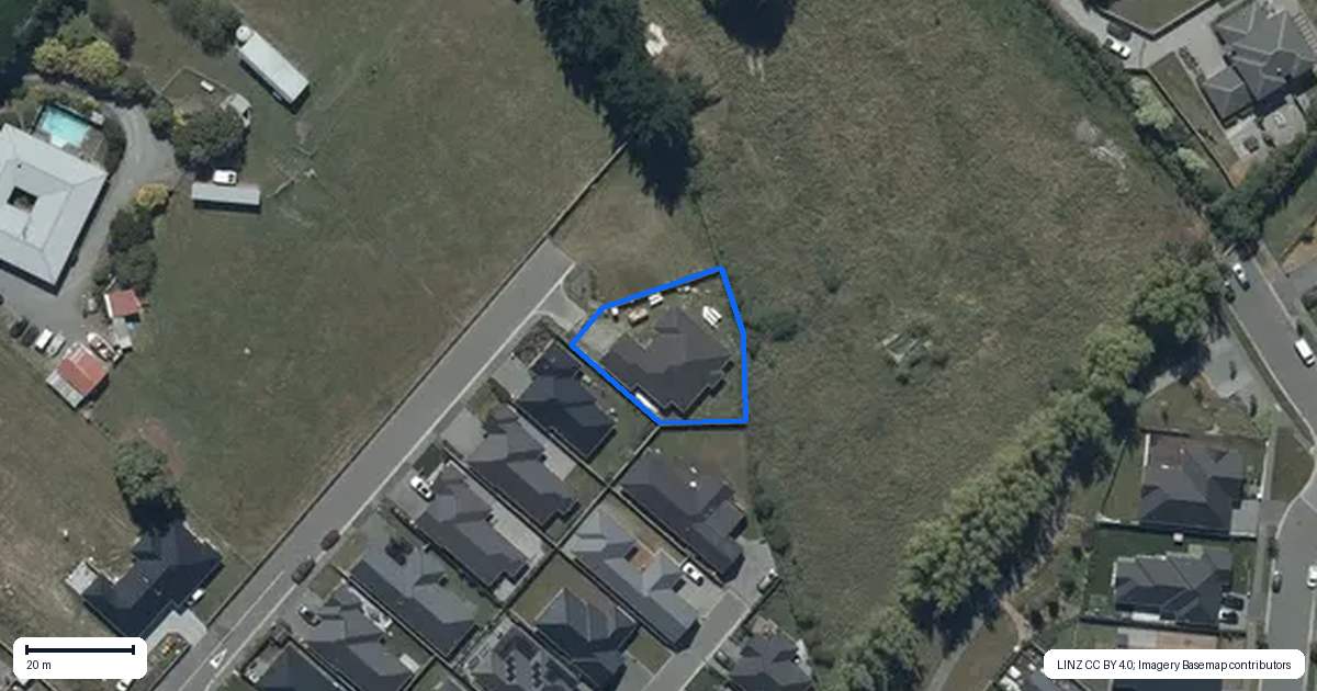 Property context map for 14 Stubberfield Street, Halswell, Christchurch