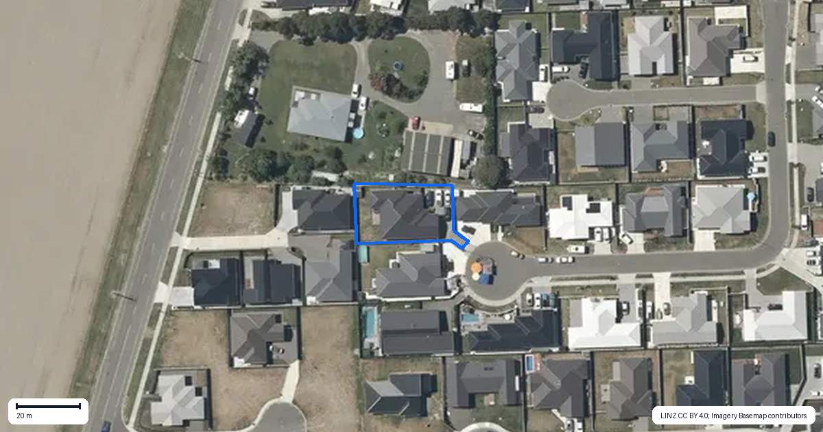Property context map for 26 Rangataiki Place, Te Awa, Napier