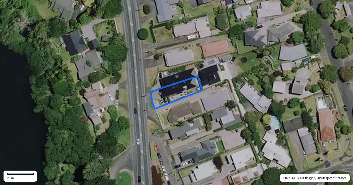 Property context map for 1/908 River Road, Queenwood, Hamilton