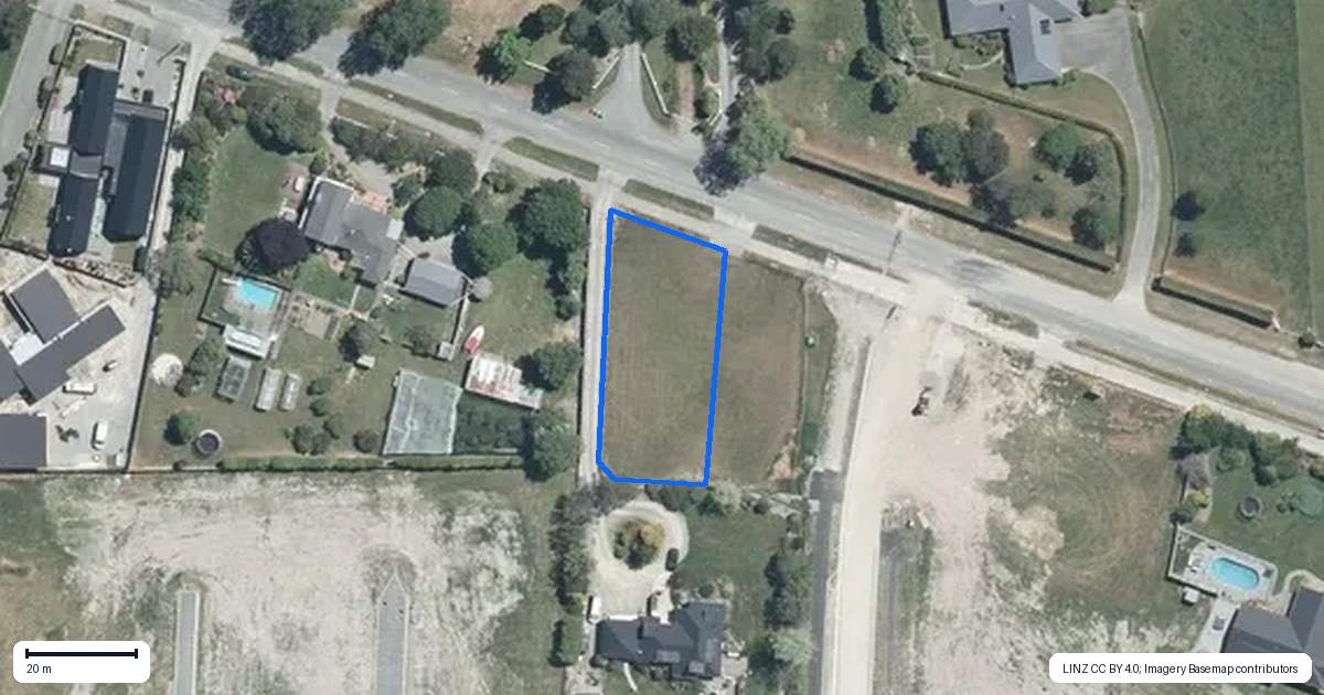 Property context map for 348 Pages Road, Gleniti, Timaru