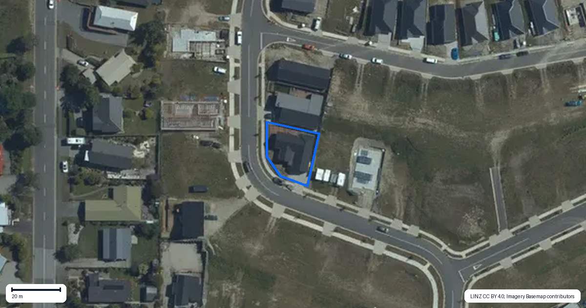 Property context map for 47 Clearview Street, Wanaka