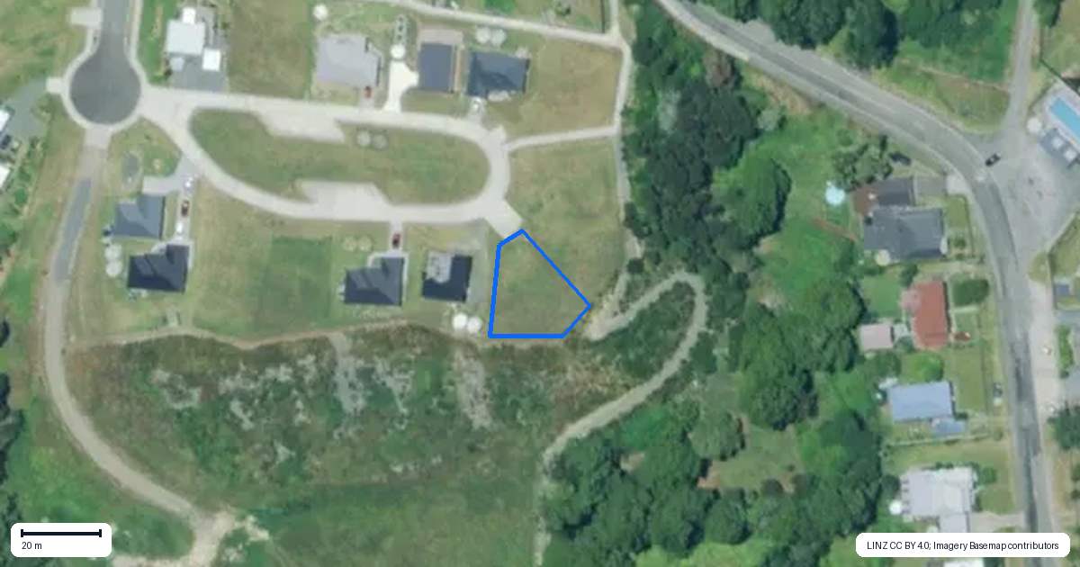 Property context map for 17 Manaaki Circle, Paparoa