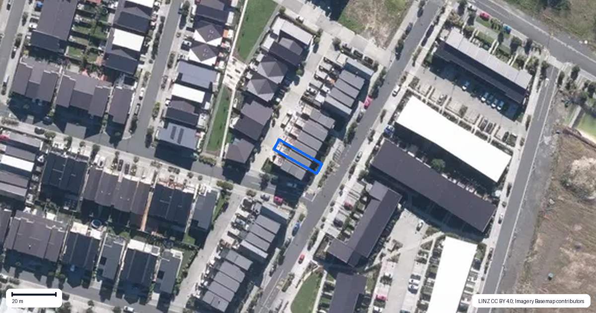 Property context map for 66 Wallace Road, Hobsonville, Auckland