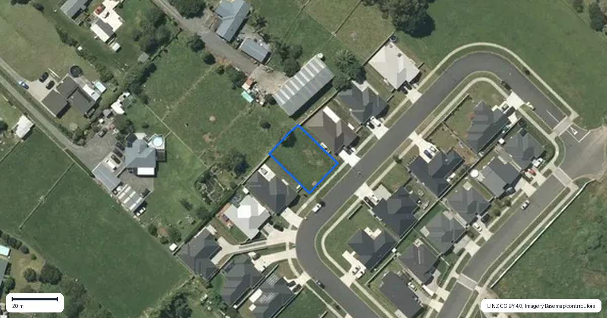 Property context map for 17 Kahakaha Place, Ngaruawahia