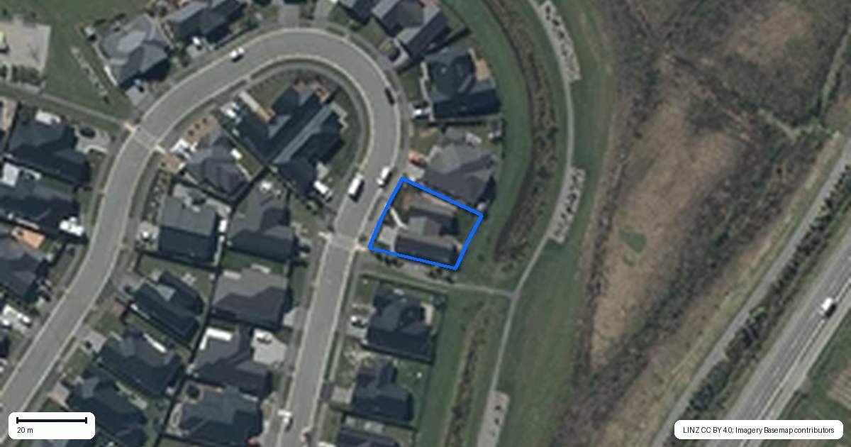 Property context map for 14 Gisele Crescent, Halswell, Christchurch