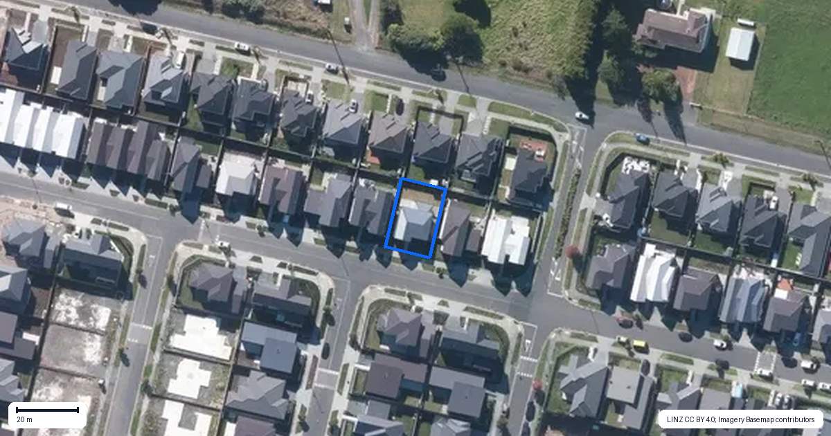 Property context map for 109 Kopuru Road, Whenuapai, Auckland