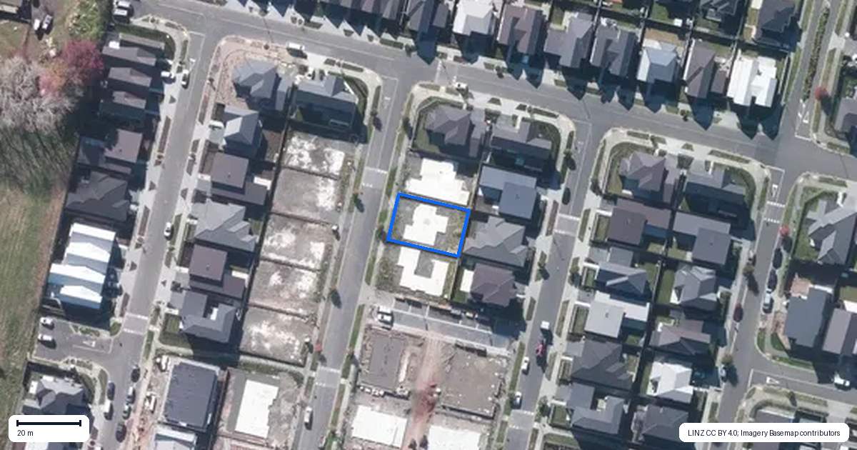 Property context map for 29 Samuel Marsden Place, Whenuapai, Auckland