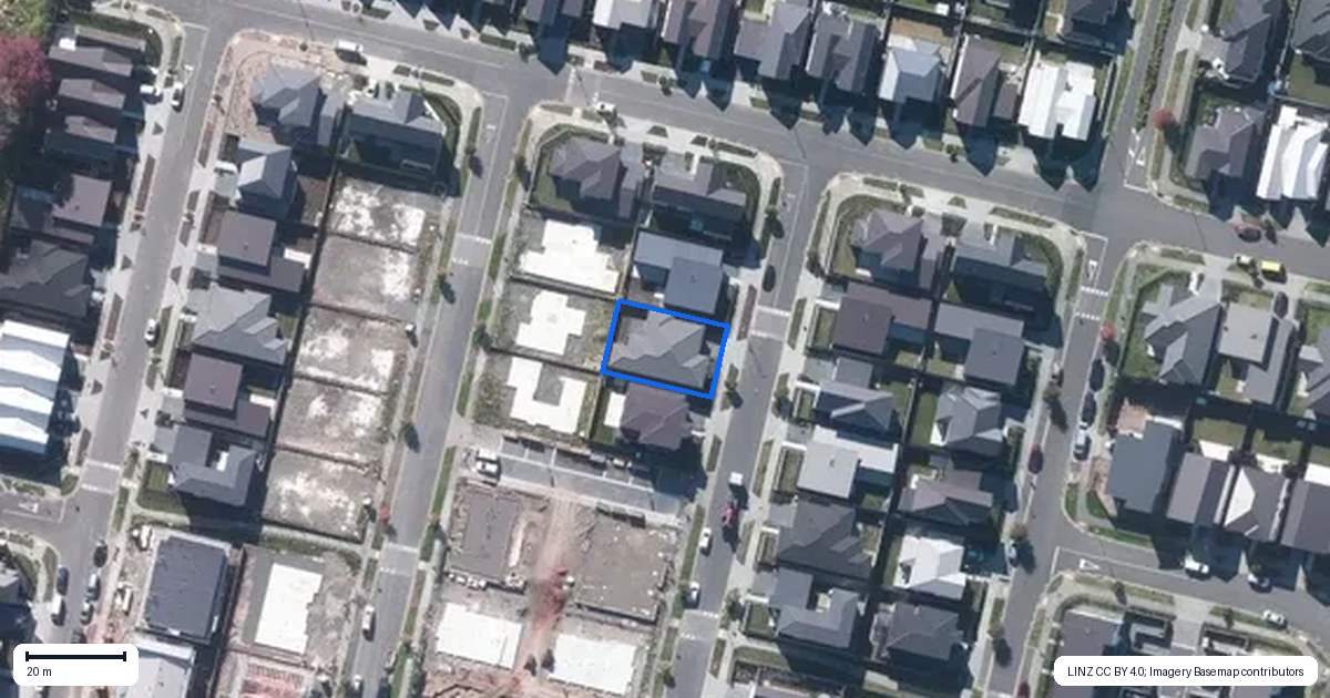 Property context map for 42 Rigby Drive, Whenuapai, Auckland