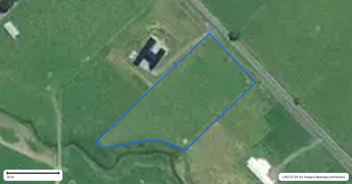 Property context map for 365 Dawson Road, Taupiri