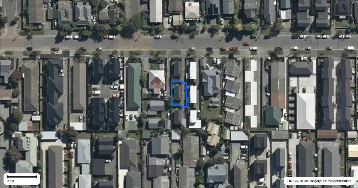 Property context map for 2/414 Armagh Street, Linwood, Christchurch