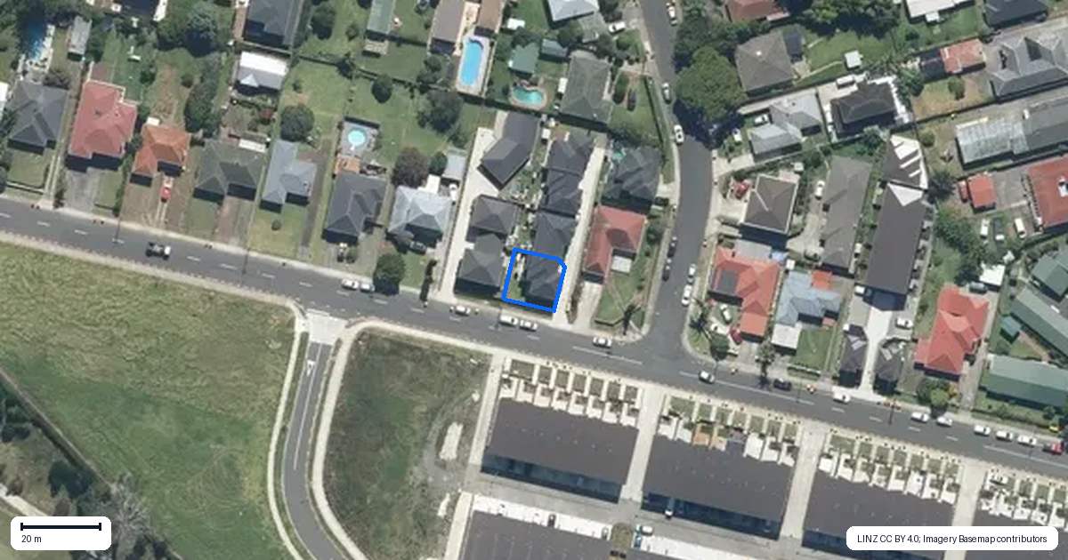 Property context map for 13A Grange Road, Papatoetoe, Auckland
