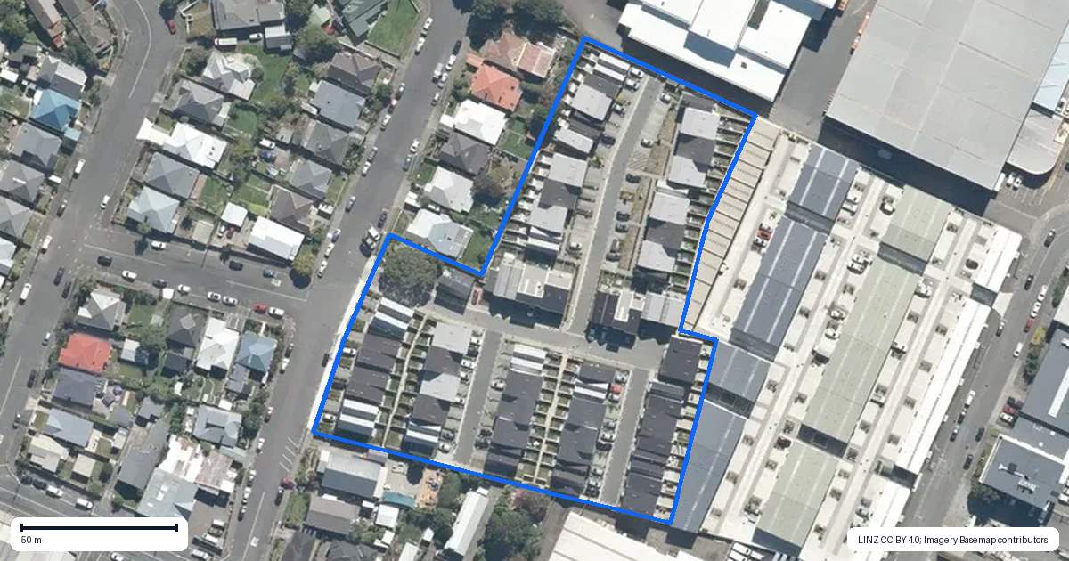 Property context map for 16 Te Ara o Ripeka Wharawhara, Petone, Lower Hutt