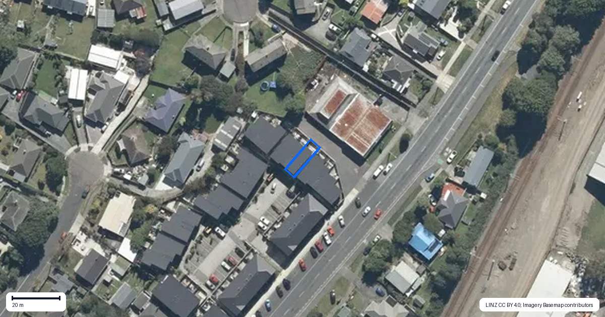 Property context map for 45 McGrath Way, Taita, Lower Hutt