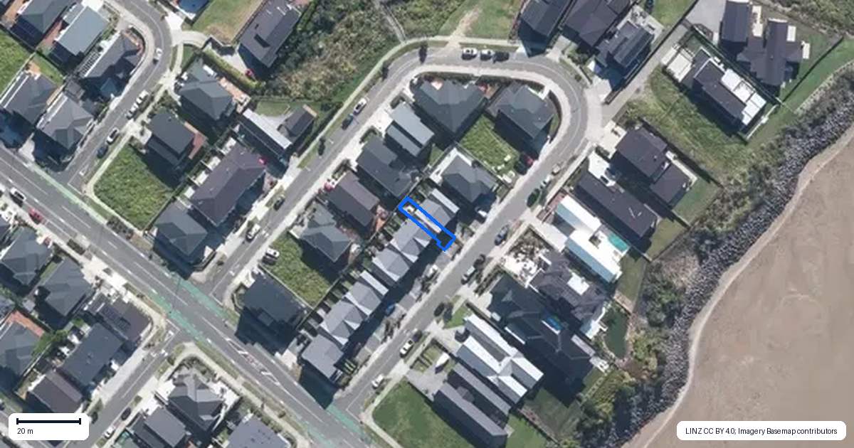 Property context map for 23 Treloar Crescent, Hobsonville, Auckland