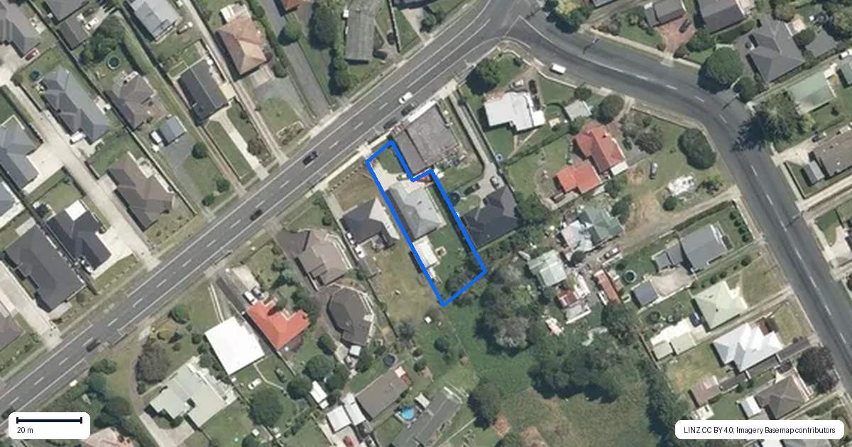Property context map for 39 Puniu Road, Te Awamutu