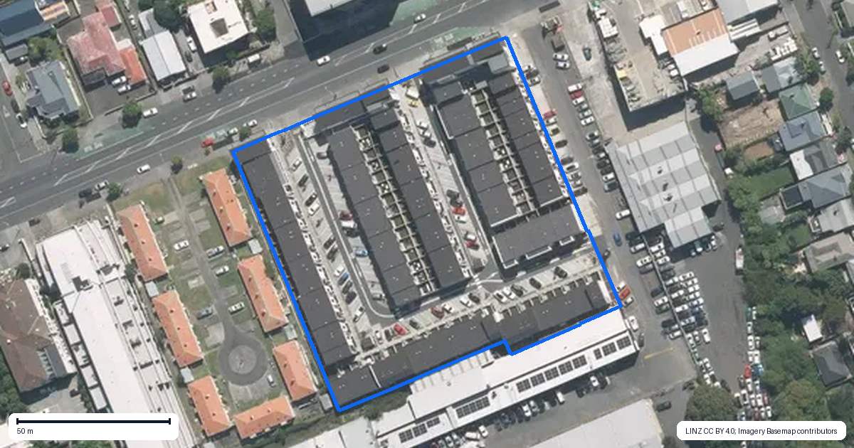 Property context map for 25 Hadlow Terrace, Grey Lynn, Auckland