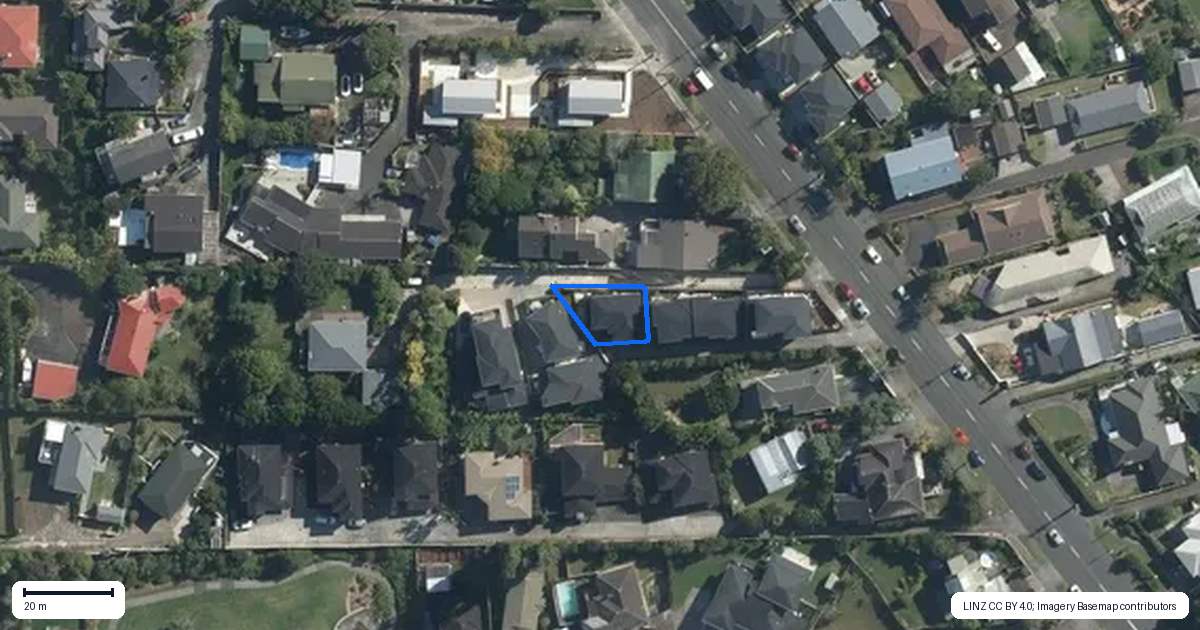 Property context map for 121D New Windsor Road, New Windsor, Auckland