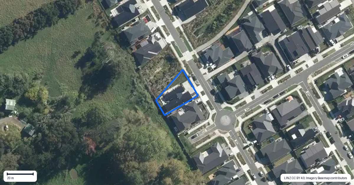 Property context map for 23 Haupa Nui Street, Wainui