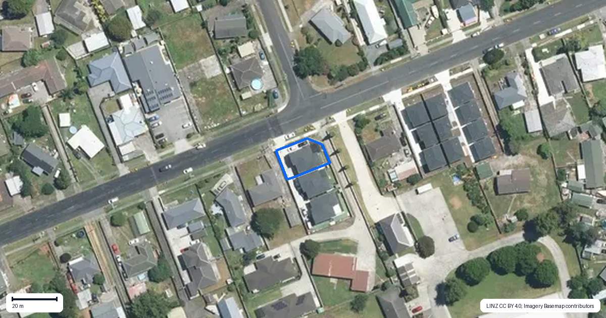 Property context map for 169A Old Wairoa Road, Papakura