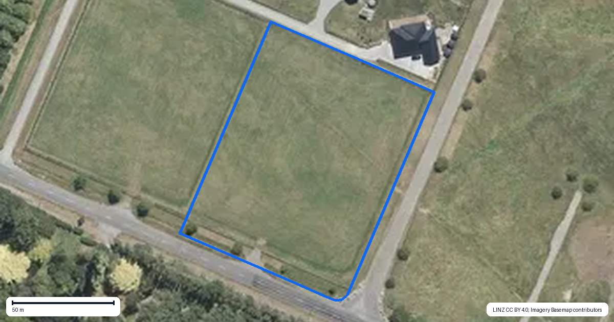 Property context map for 396 Mill Road, Ohoka