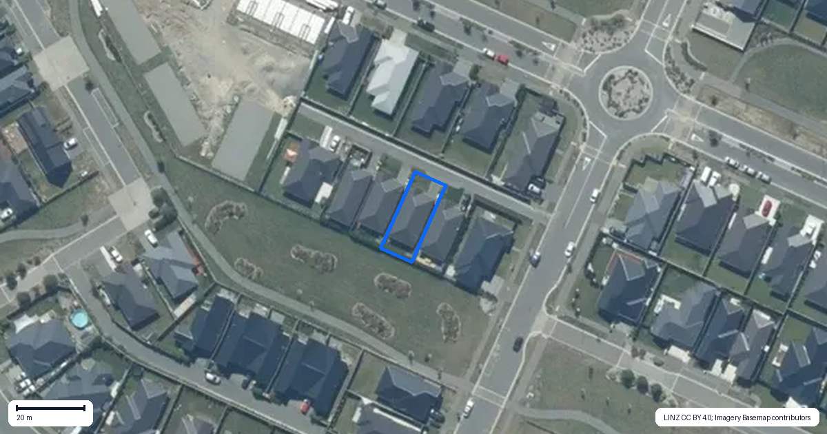 Property context map for 35 Lady Isaac Drive, Rolleston