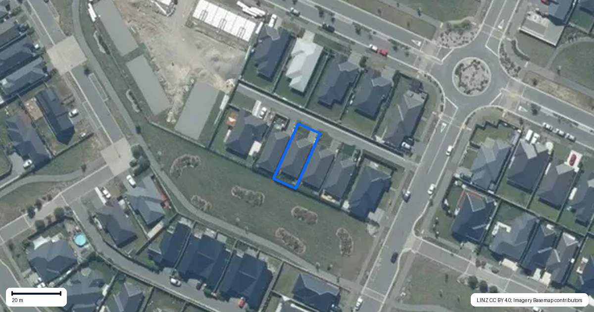 Property context map for 37 Lady Isaac Drive, Rolleston